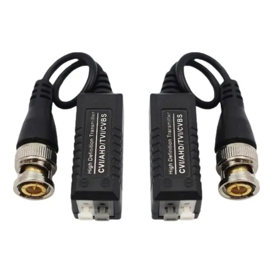 Video Balun Pasivo Par Cámaras Dvr Hd Cvi Tvi Ahd 720p 1080p