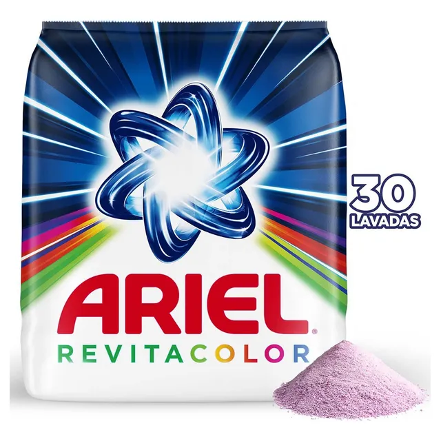 Detergente en Polvo Ariel Revitacolor Fácil Disolución 3.7kg