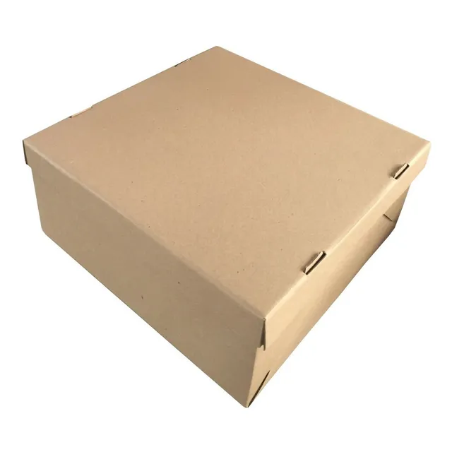 Kit 10 Caixas, Cor Pardo Para Bolo, Torta (35x35x15)