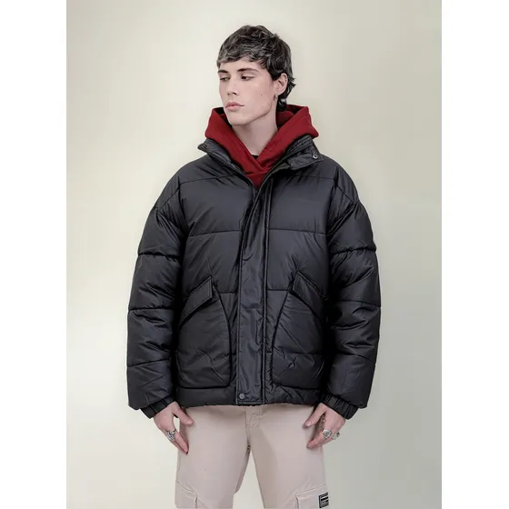Campera Puffer Negra Unisex Calidad Importada Premium Abrigo
