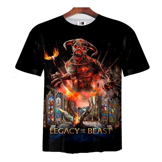 Remera Zt-0493 - Iron Maiden Legacy Of The Beast