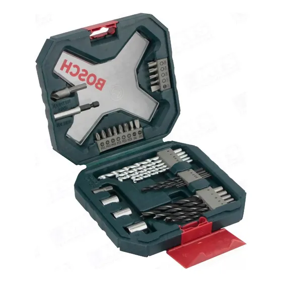 Maletin X-line Bosch 34 Unidades Brocas Y Puntas 