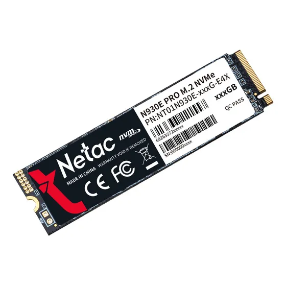 SSD Netac Nvme 512gb N930e Pro M.2 Pcie 3.0 Nvme 2280 Cor Verde-Oscuro