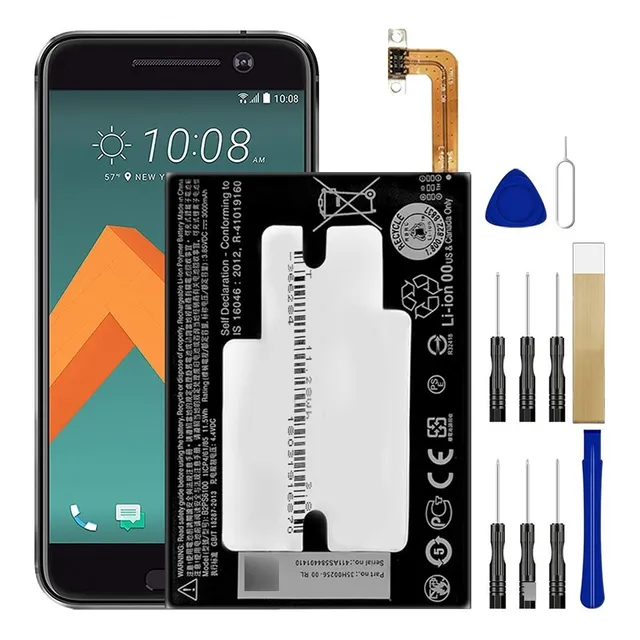 Ddong Para Sprint Htc Bateria Repuesto Herramienta Adhesiva