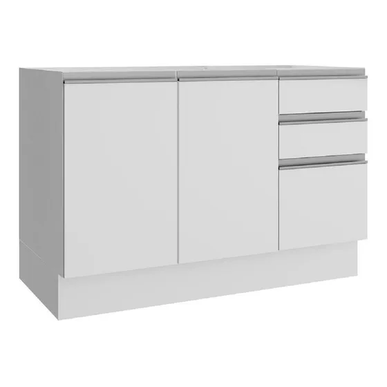 Mueble De Cocina Madesa 3 Cajones 2 Puertas 120 Cm