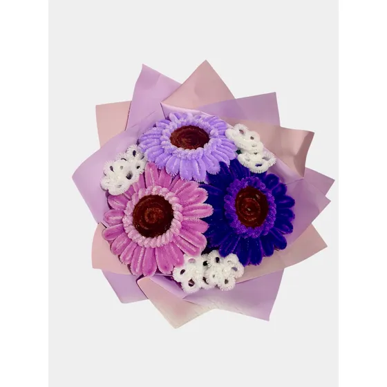 Ramo De Gerberas Eterno Limpiapipas