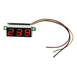 5pzs Mini Display Voltimetro De 50v Rojo Mv Electronica 5pzs Mini Display Voltimetro De 50v Rojo Mv Electronica
