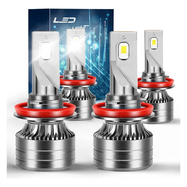 A Para Nissan Kit Focos De Led H9 H11 Luz Alta/baja Canbus