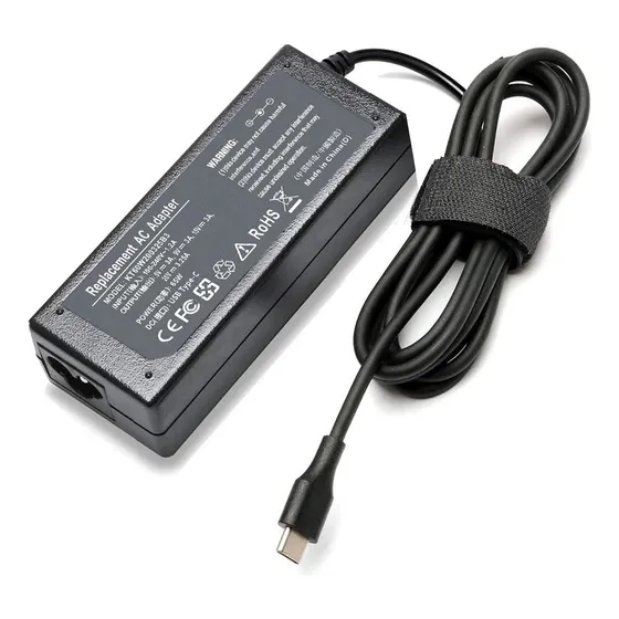 Fonte Compatível Com Multilaser Chromebook Type-c 65w 926 Preto