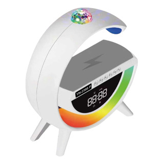 Lampara De Mesa Forma G Cargador Radio Bocina Bluetooth Lampara De Mesa Forma G Cargador Radio Bocina Bluetooth