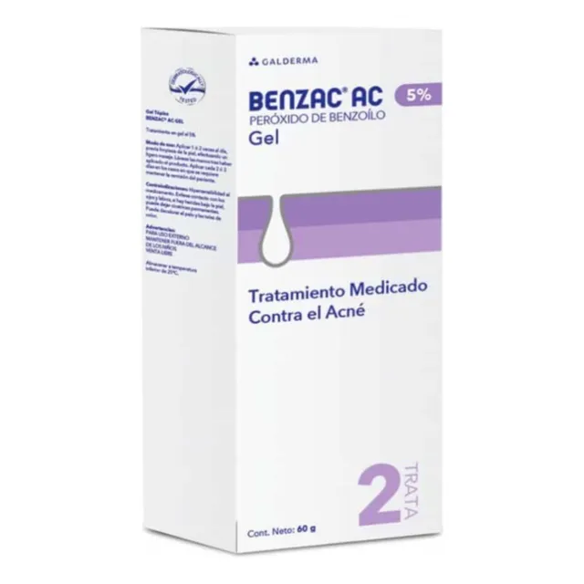 Galderma Benzac Ac Peróxido De Benzoilo 5%  Gel 60gr