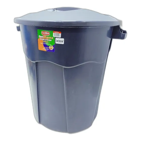Pipote Tobo Basura Basurero Papelera Plast 140 Optiline 3383