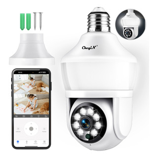 Camara De Seguridad Wifi 3mp Visión Con Alarma Iluminación Camara De Seguridad Wifi 3mp Visión Con Alarma Iluminación