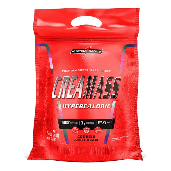 Creamass Hipercalórico Pouch Cookies 3kg Integralmédica