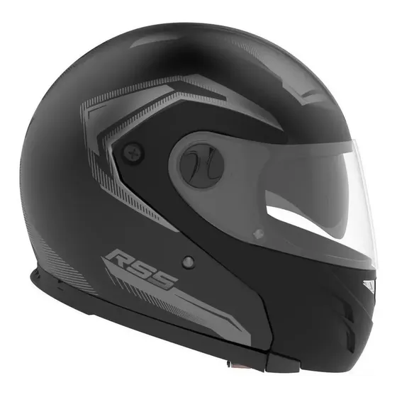 Casco modular Hawk RS5 Vector negro mate talla XL cómodo y seguro