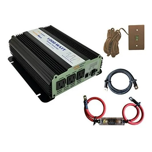 Inversor De Potencia 12v 1200w (2400w Pico) - Coche, Solar,