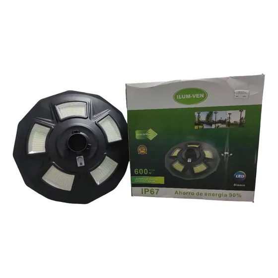 Lampra Solar Ufo Para Jardin 600w Ilumven