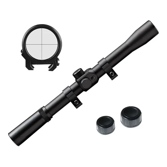 Luneta 4x20 Trilho 11mm Mira Carabina Espingarda Rifle