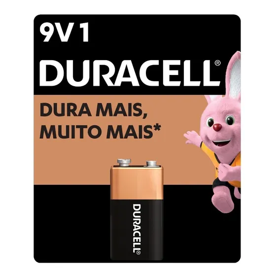 Bateria Alcalina 9v Duracell Com 1 Unidade
