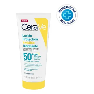 Cerave Loción Protectora Invisible Hidratante 50fps 75ml