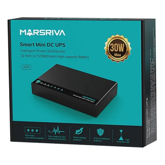 Mini Ups Dc Marsriva Kp5 8800mah Puertos Poe Usb 