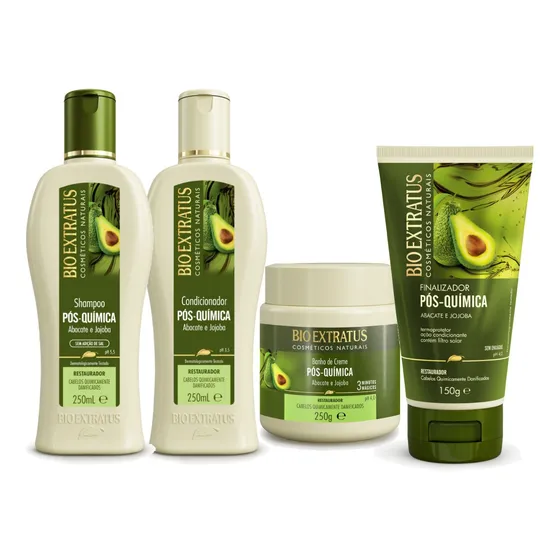 Linha Bio Extratus Pós-química Completo Restauração Proteção