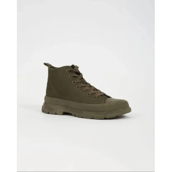 Botas Acordonadas Pana Cuatro Ases