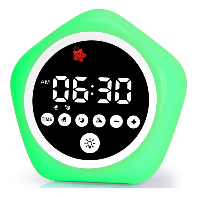 Reloj Despertador Para Niño Entrenamiento Dormir Luz