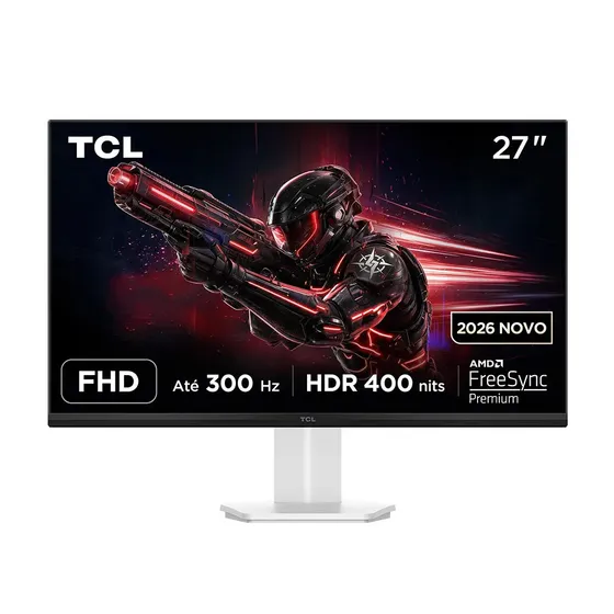 Monitor Gamer TCL 27 Polegadas DLED Full HD P1AD 300Hz OC HDR400 93% DCI-P3 400 nits 27P1AD