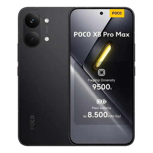 Celular Xiaomi Poco X8 Pro 5g 8GB 256gb Dual Sim cor preto | Frete