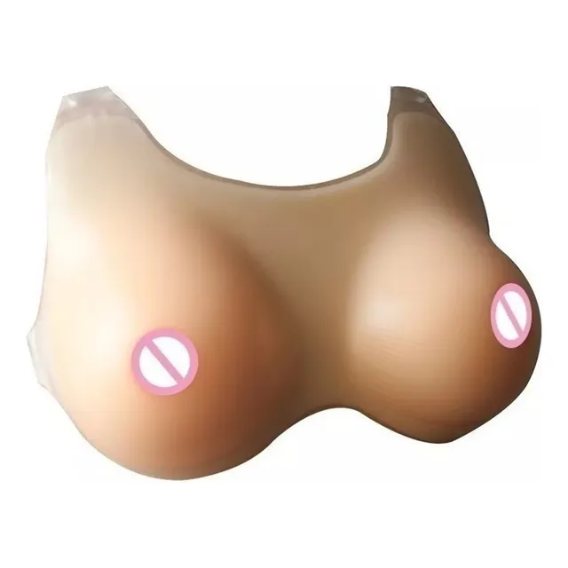 Seios Falsos De Silicone Com Formato Realista Ladyboy Ma