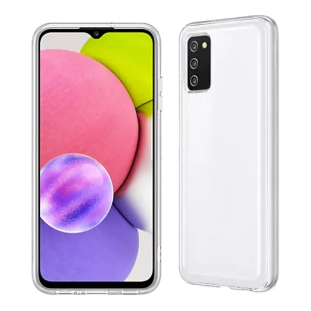 Estuche Rígido Transparente + Vidrio Premium Para Samsung