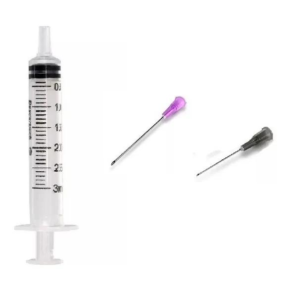 30 Seringas 3ml + 60 Agulhas - Kit Ciclo