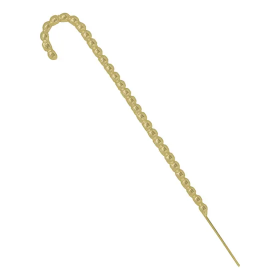 Brinco Transversal Folheado Ouro 18k Orelha Toda Tendência