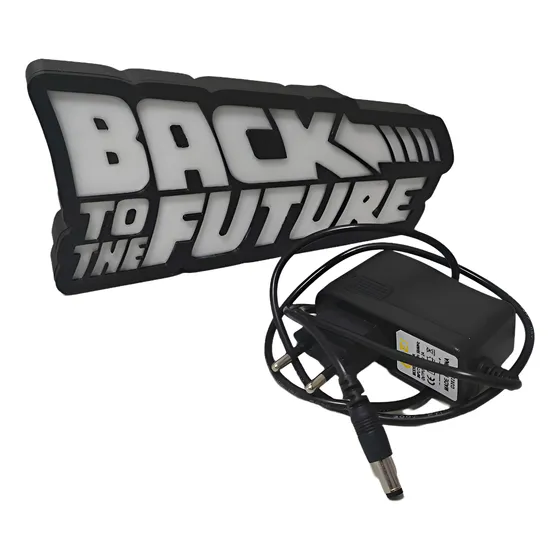 Luminária Back To The Future Decoração Filme Coleção