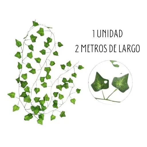 Hiedras Guirnaldas Hojas Artificiales Decorativas