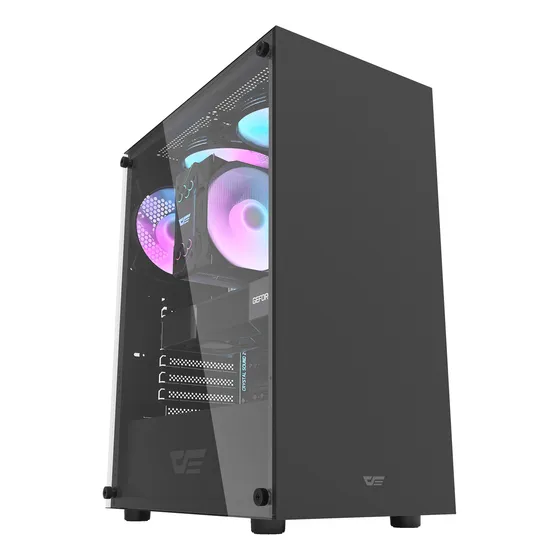 Gabinete Gamer Darkflash Dk100 Atx, Vidrio Templado, Usb 3.0