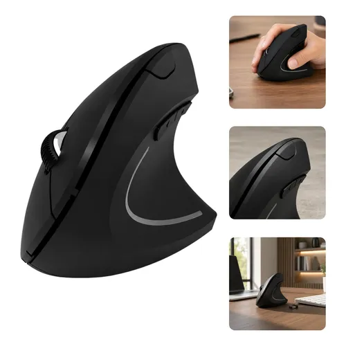 Mouse Vertical Ergonômico Sem Fio Bluetooth Wireless Dpi Ajustável