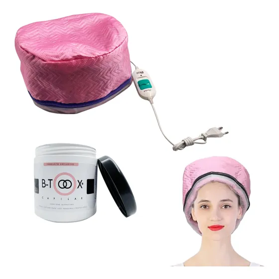 Tratamiento Capilar Ác Hialurónico  + Gorro Termico B-toox