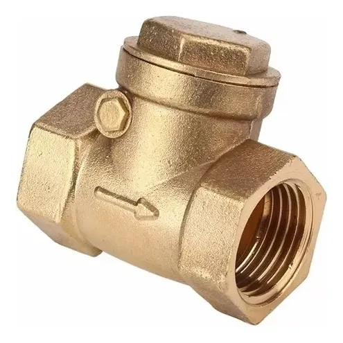 Valvula Check Swing 3/4 Pulgada Bronce Horizontal
