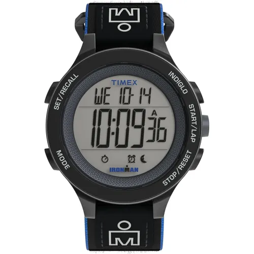 Timex Men's Ironman Triathlon T200 42mm Watch Black | Parcelamento