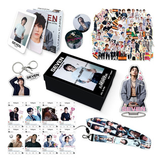 Caja De Regalo Bts Jungkook Jk Album Seven, Juego De Tarjeta Caja De Regalo Bts Jungkook Jk Album Seven, Juego De Tarjeta