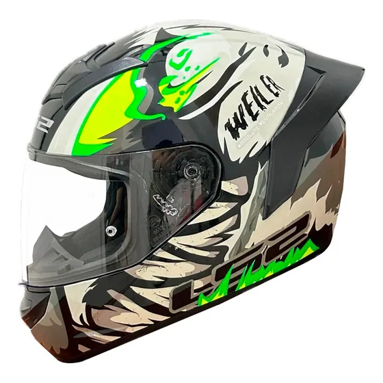 Casco Ls2 Pista Ff 352 Rookie Con Alerón Spoiler Devotobikes