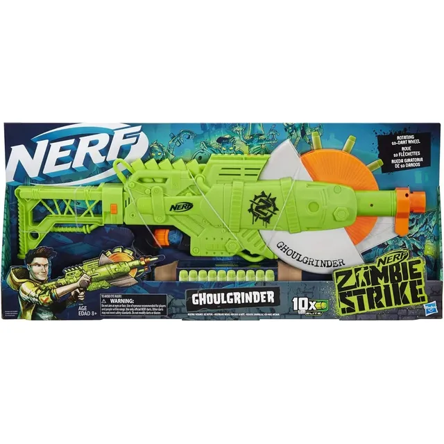Nerf Zombie Strike Ghoulgrinder 10 Dardos