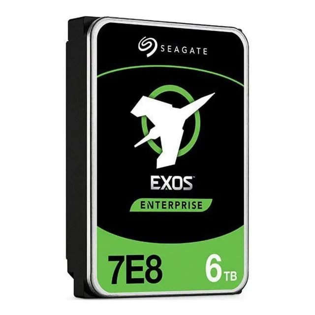 Disco Duro Seagate Exos 7e8 Sata 6TB 7200 rpm 256 MB Color plateado