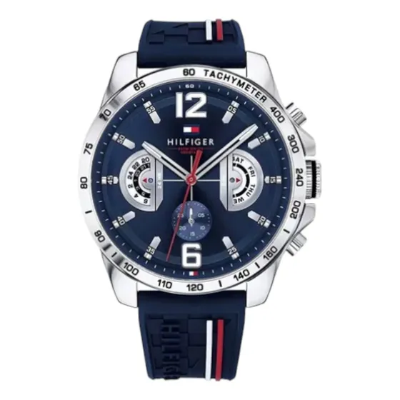 Relógio Tommy Hilfiger Masculino 1791476 Borracha Azul