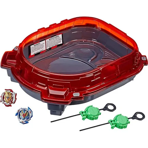 Estadio Beyblade Burst Turbo Slingshock Lanzadores Hasbro Color Rojo