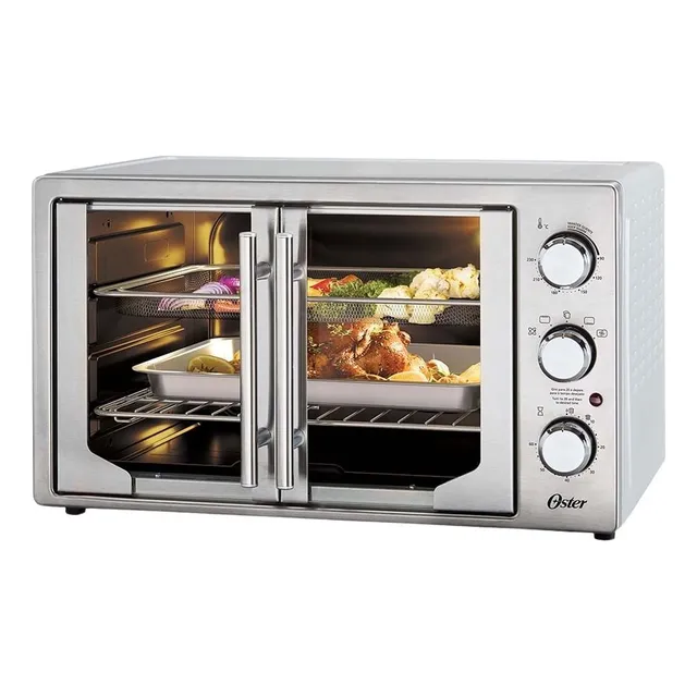 Horno Freidora Oster Tssttvfdmafns Plateado 42l