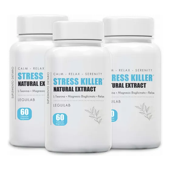 Pack X 3 - Stress Killer Leguilab - Relajante Natural-vegano Sabor Neutro