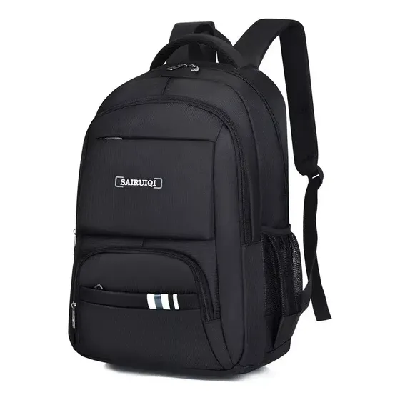 Mochila Laptop Viaje Escolar Resistente Al Agua Antirrobo 15.6 Pulgadas Grand Capacidad Color Negro Topfuture Tf-m15